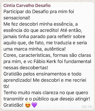 cintia carvalho: tenho muito mais clareza no que quero transmitir e no público que desejo atingir